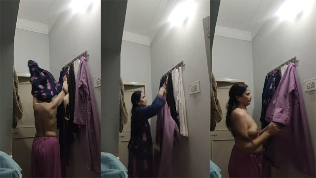 Bhabhi Changing Clothes – Hidden Captured Secretly Viral Watch