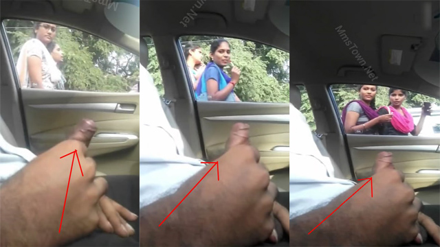 Daring Guy Flash Dick – Infront Of College Girls Inside Car Leaked Porn S2