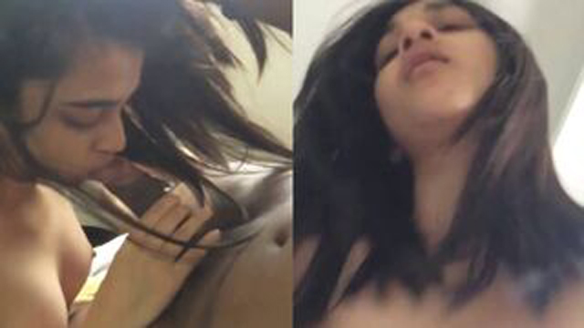 NRI Girl in Canada Hot Blowjob & Cock Video