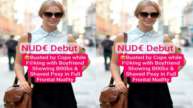 Suepr Debut gets Busted by Cops Fucking n Boyfriend Full Frontal Nud!ty