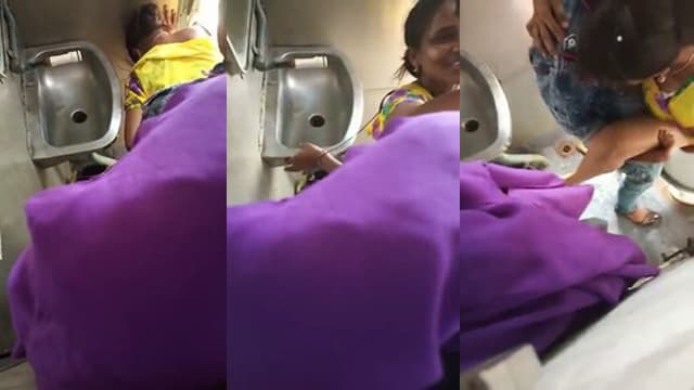 Village Lovers Doggy – Train Toilet Desi Viral