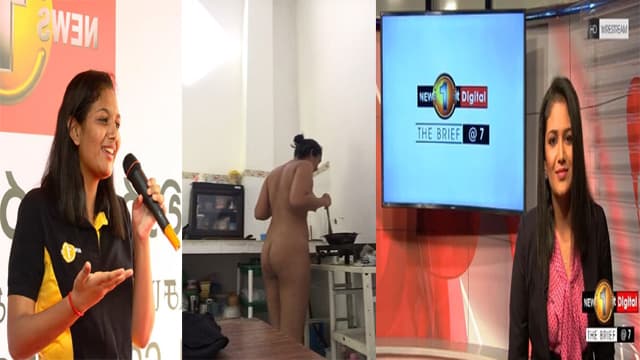 Naked Lankan Reporter – Cooking Pussy Closeup MMS