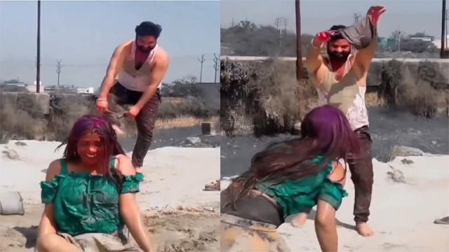 Holi Incident Girl Panties Pulled Down Shocking Video