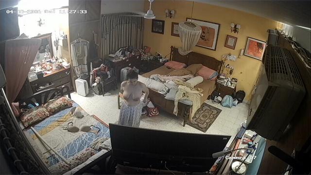 Sexy Beautiful Bhabhi Undressing Changing On Hidden CCTV