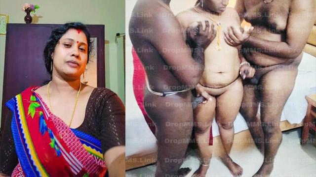 Horny Theni Cuckold Wife Shared Hard Threesome Deep Fuck