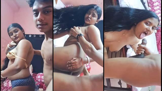 Hot College Couple Harder Fucking CumShot Leak MMS